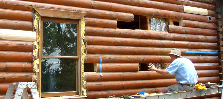 Log Home Repair Richmond City, Virginia